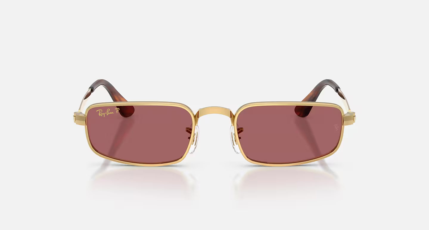 RB3927 by A$AP Rocky Polished Arista Gold w/ Polar Purple Lens