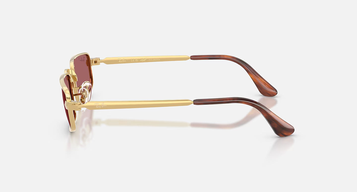 RB3927 by A$AP Rocky Polished Arista Gold w/ Polar Purple Lens