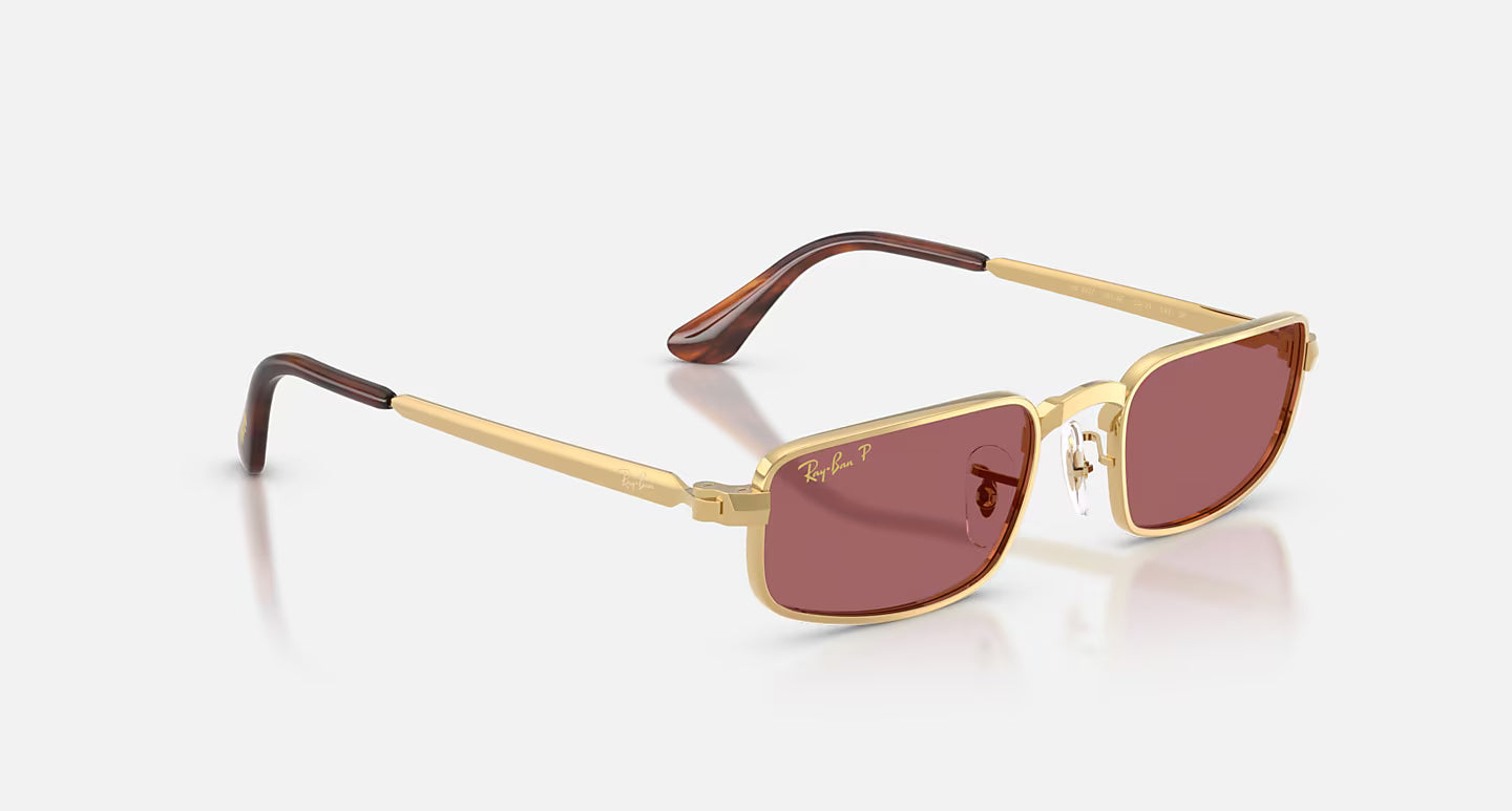 RB3927 by A$AP Rocky Polished Arista Gold w/ Polar Purple Lens