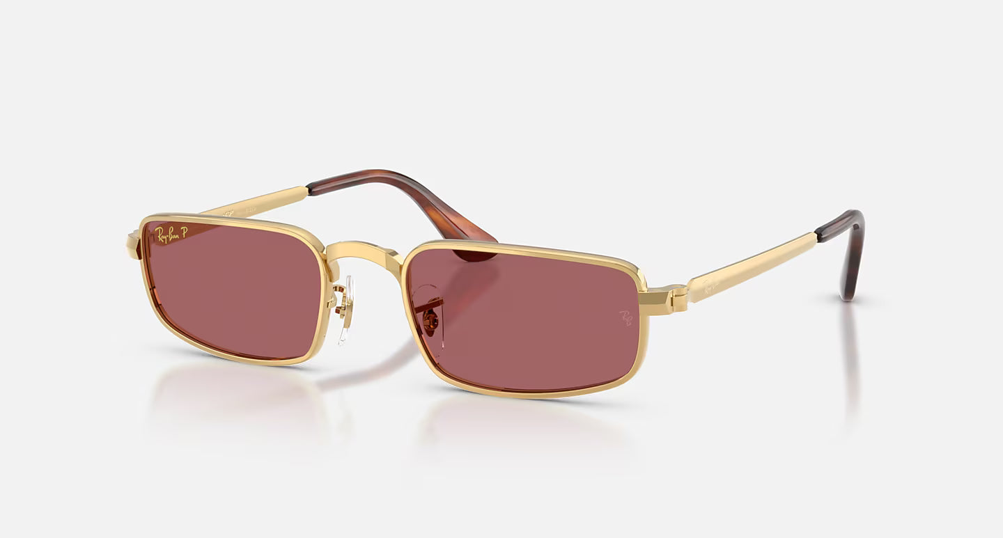 RB3927 by A$AP Rocky Polished Arista Gold w/ Polar Purple Lens