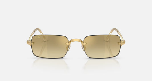 RB3928 by A$AP Rocky Polished Arista Gold w/ Brown Mirror Gold Gradient Lens