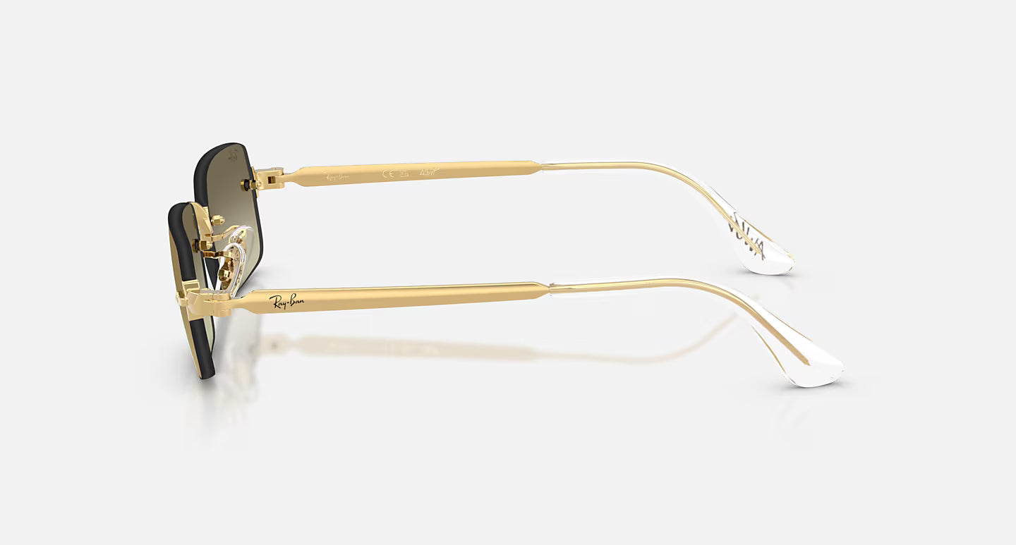 RB3928 by A$AP Rocky Polished Arista Gold w/ Brown Mirror Gold Gradient Lens