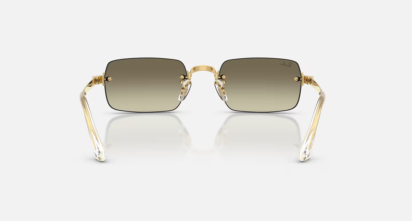 RB3928 by A$AP Rocky Polished Arista Gold w/ Brown Mirror Gold Gradient Lens