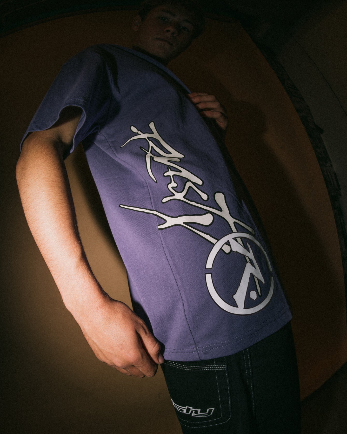 Rusty Spraya Short Sleeve Tee - Purple Ash