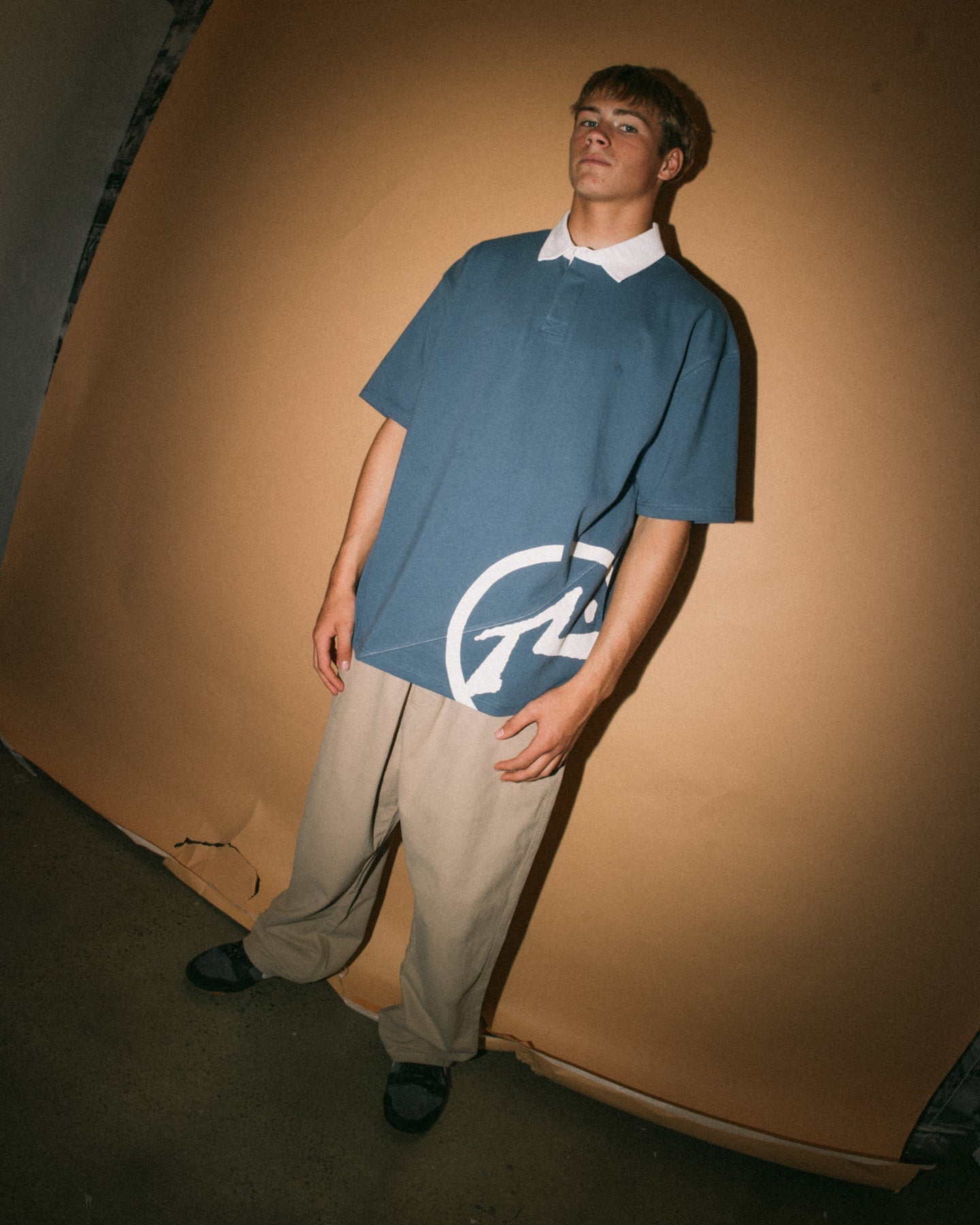 Rusty Pablo S/S Rugby Polo - Atlantic Blue