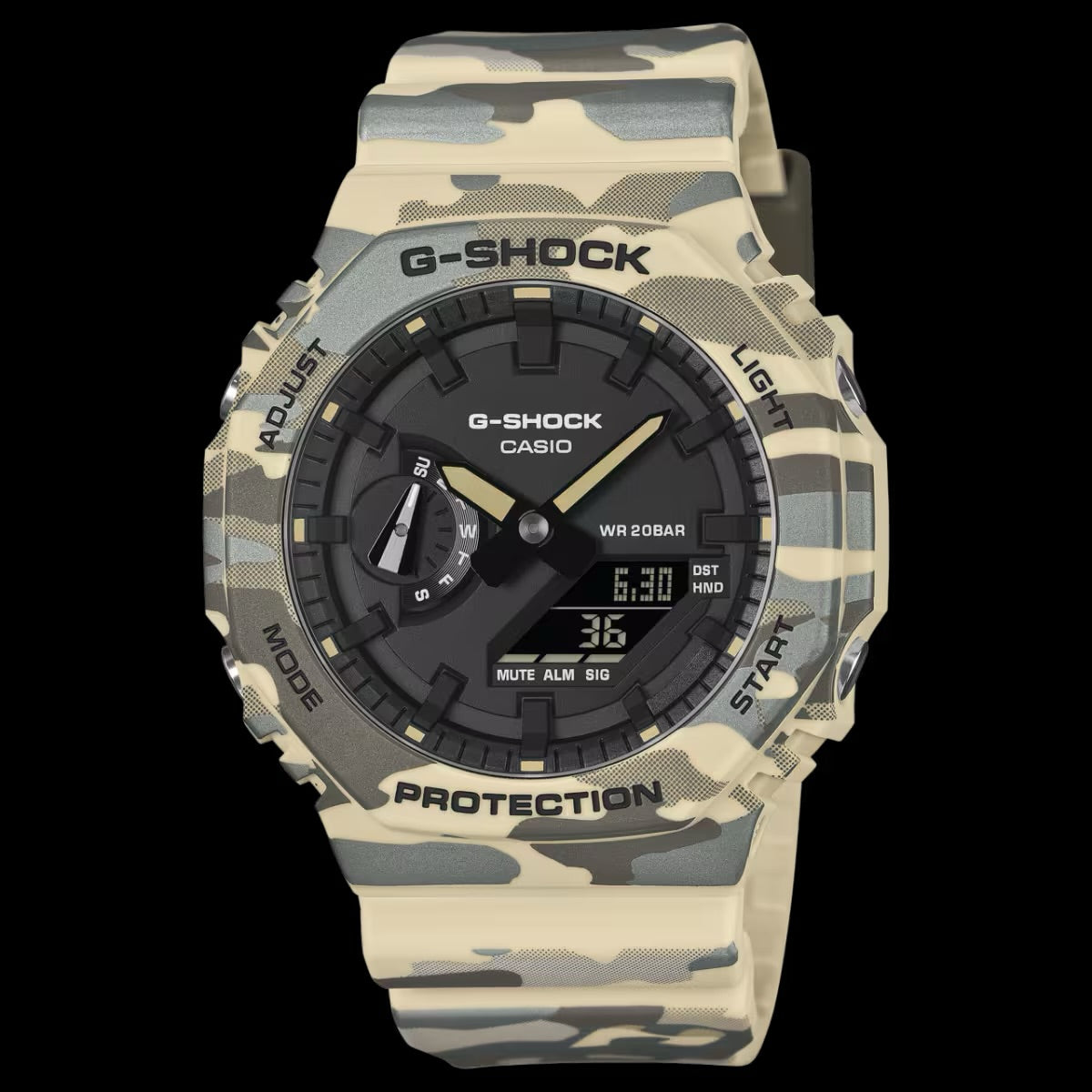 G-Shock GA2100CM-5A Analog-Digital Camo Watch