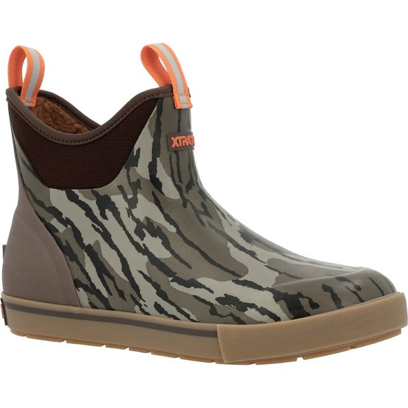 Xtratuf Men’s Ankle Deck Boot Outdoors - Mossy Oak Bottomland