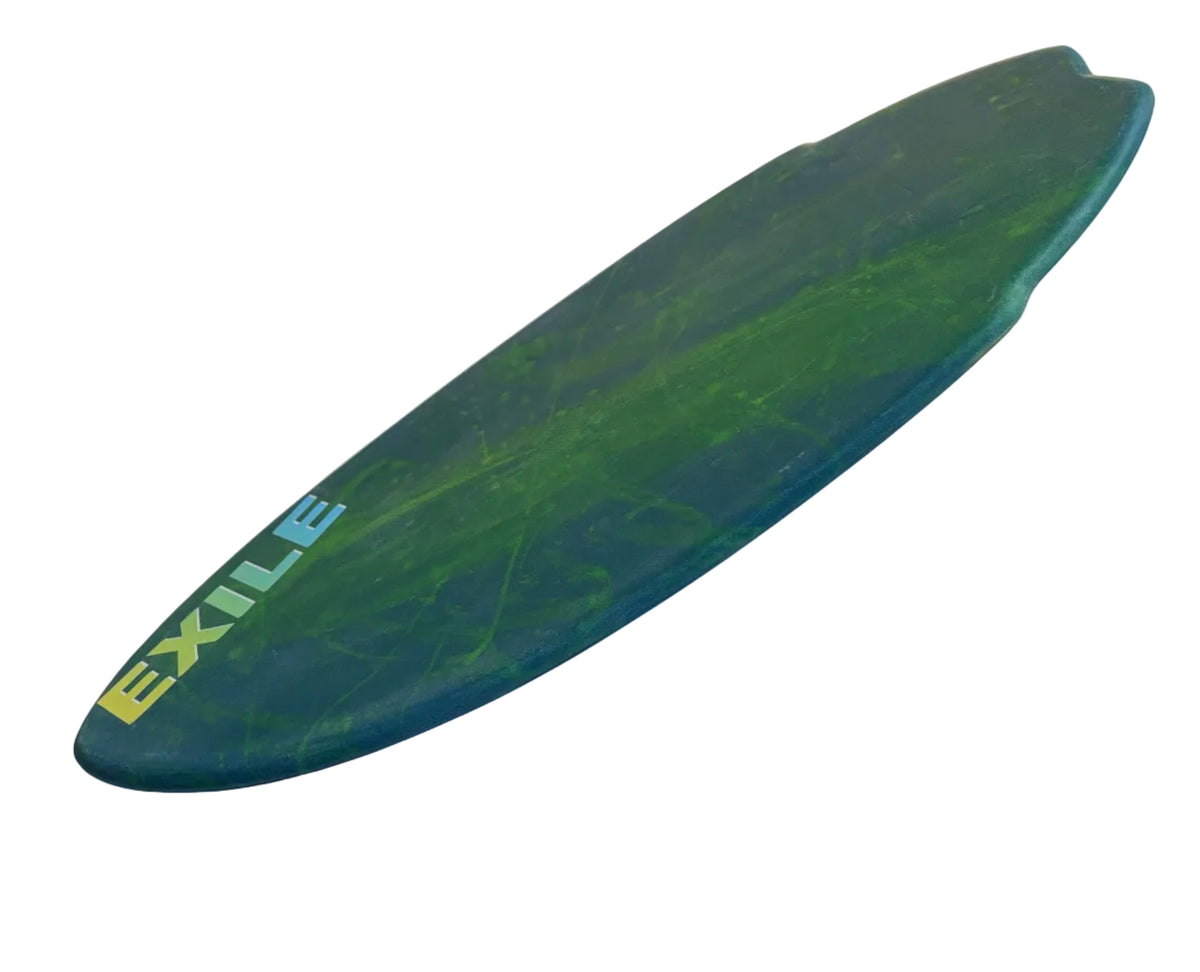Exile Dude! Cruise Shape 3/4” Double Carbon Fiber Epoxy Skimboard - Small