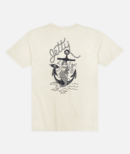 Low Tide Lo- Fi Tee - Vintage White