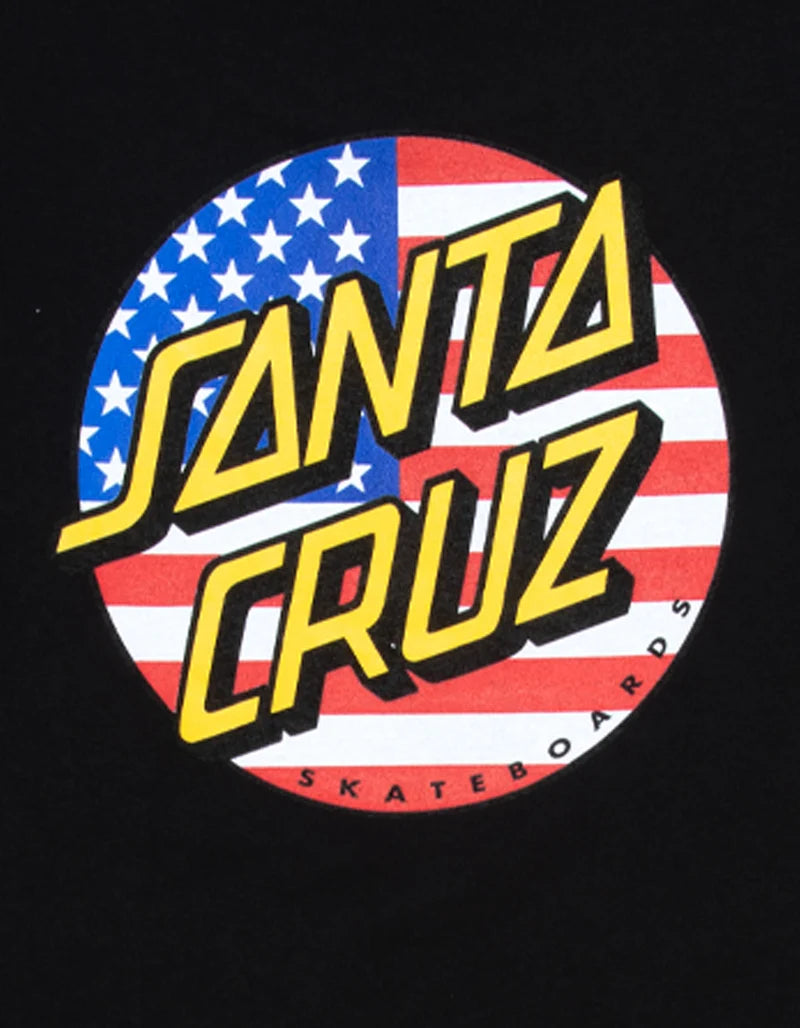Santa Cruz July 4th Heavyweight Tee - Black
