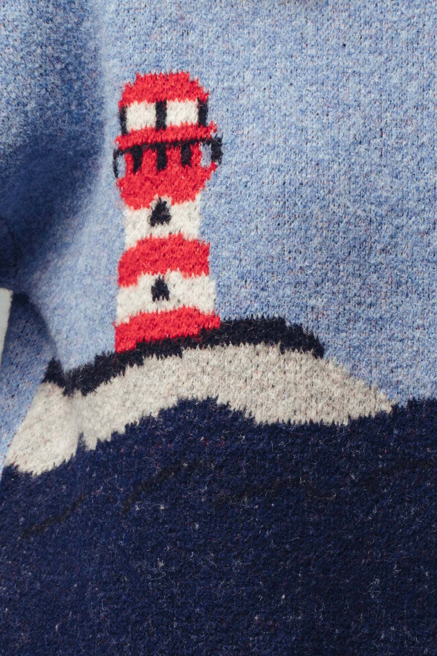 Nautical Lighthouse Knit Sweater