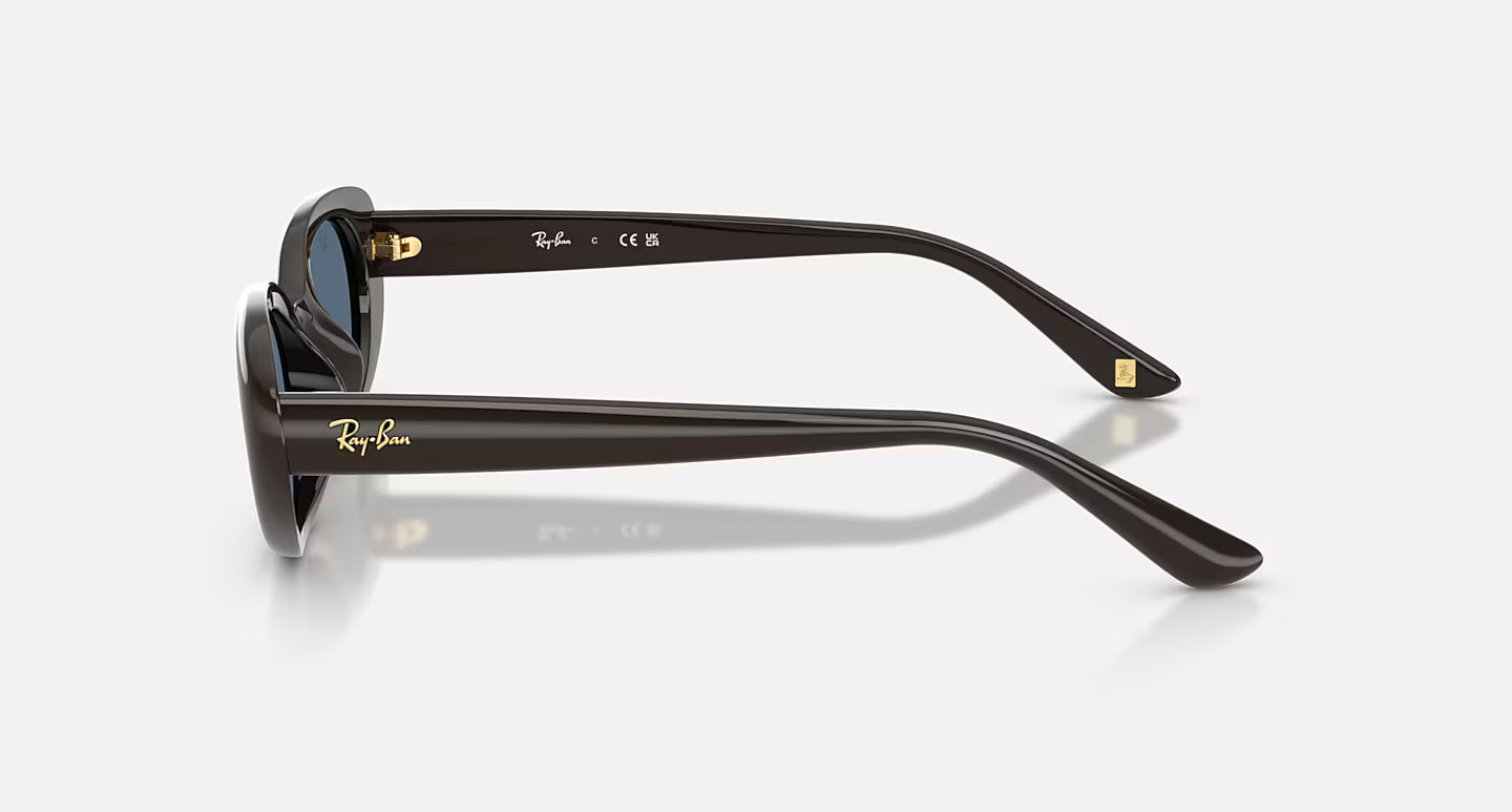 RB4441D Year of the Horse Limited Edition Full Dark Brown w/ Dark Blue Lens