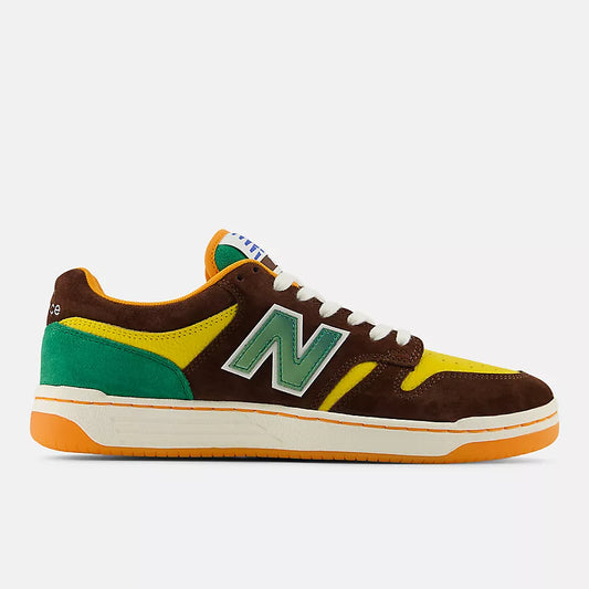 New Balance Numeric Rukus NM 480 - Brown w/ Yellow