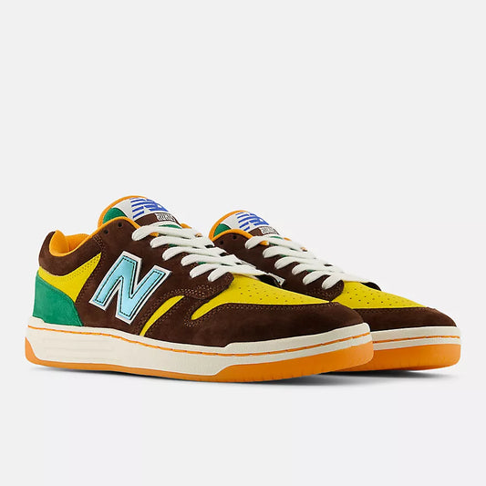 New Balance Numeric Rukus NM 480 - Brown w/ Yellow