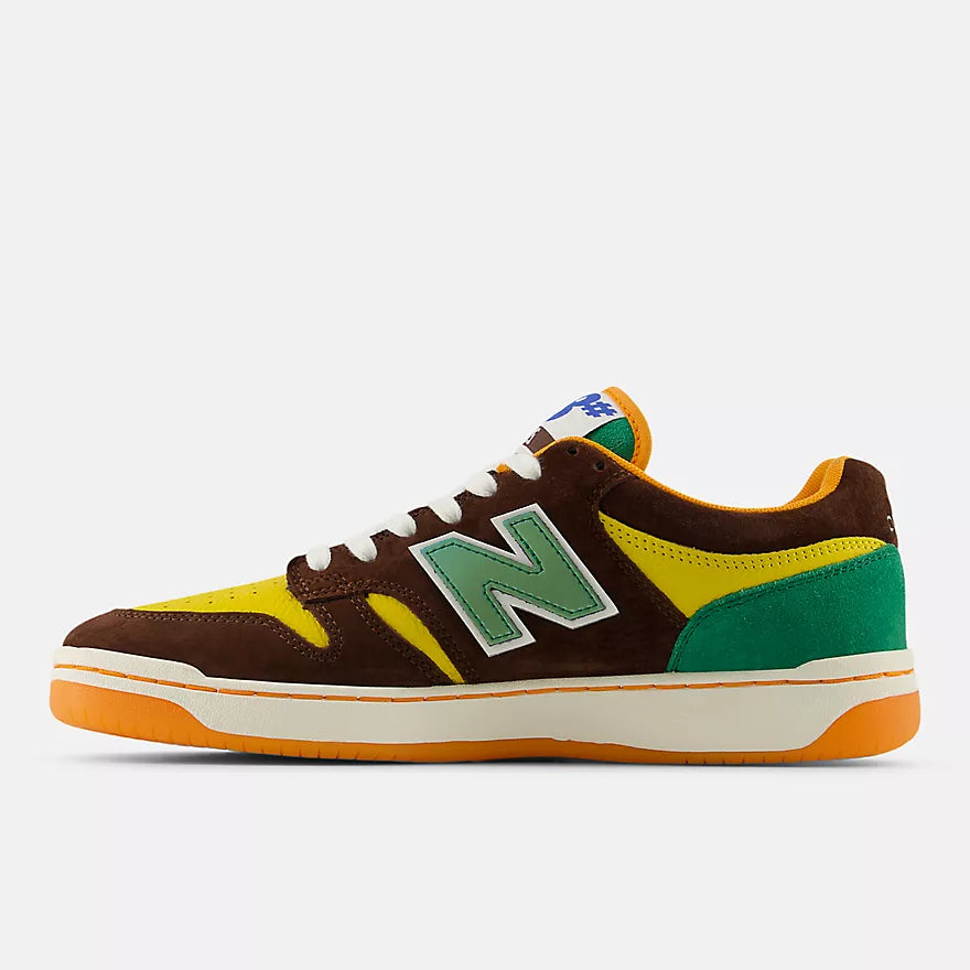 New Balance Numeric Rukus NM 480 - Brown w/ Yellow