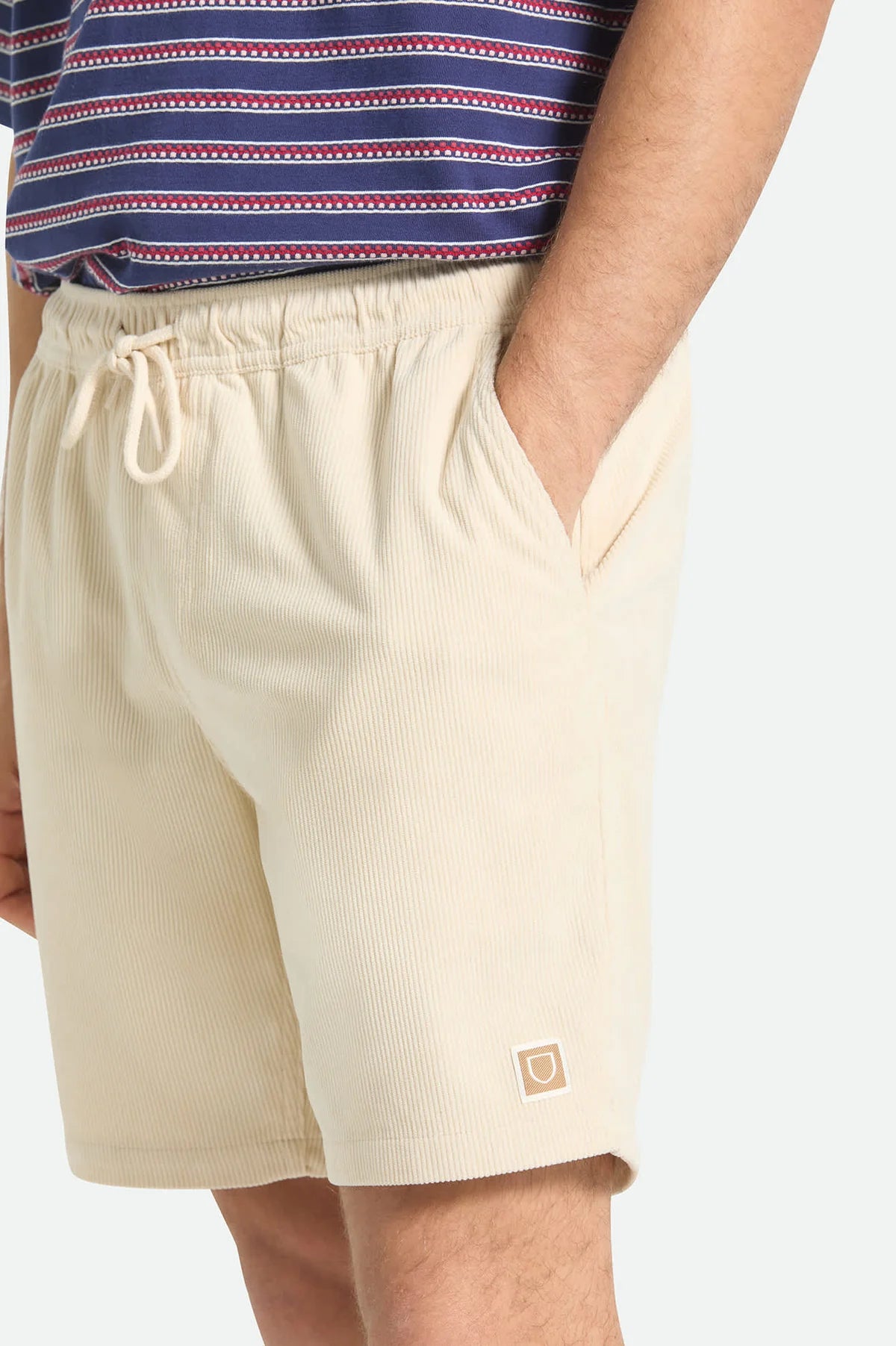 Brixton Everyday Corduroy Short - Whitecap
