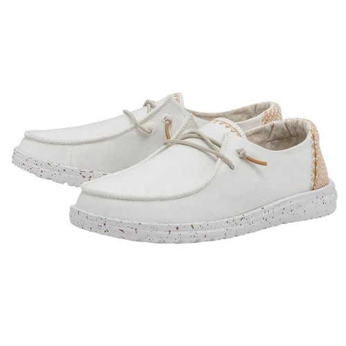 Hey Dude Wendy Chambray Woven - White Sand