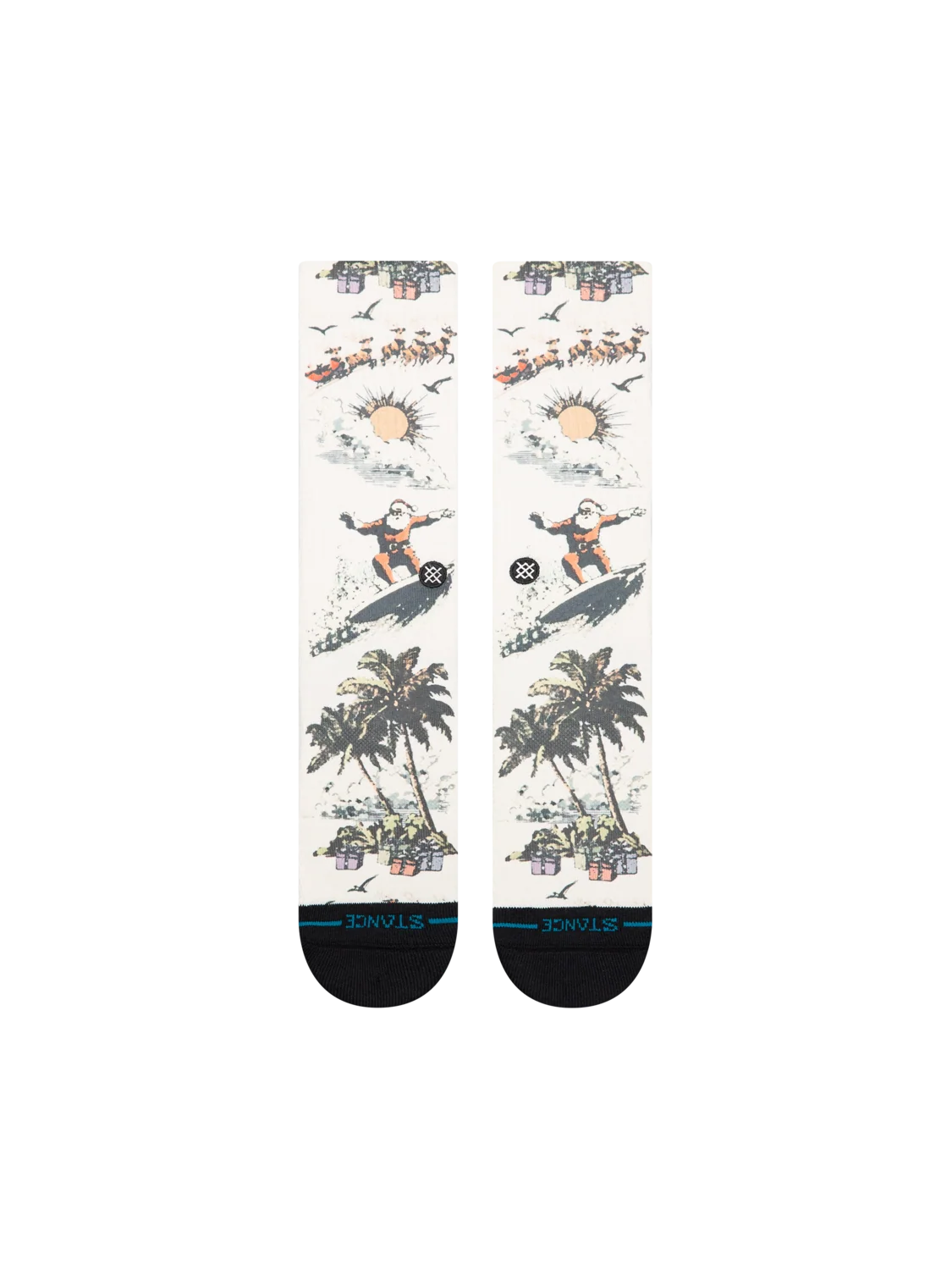 Stance San O Claus Crew - Cream