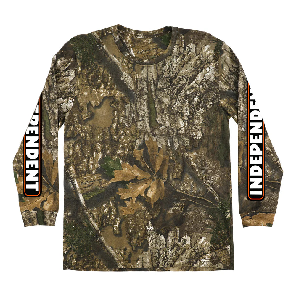 Independent Bar Logo L/S Realtree APX Tee - Camo