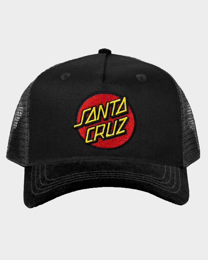 Santa Cruz Youth Trucker Hat - Black