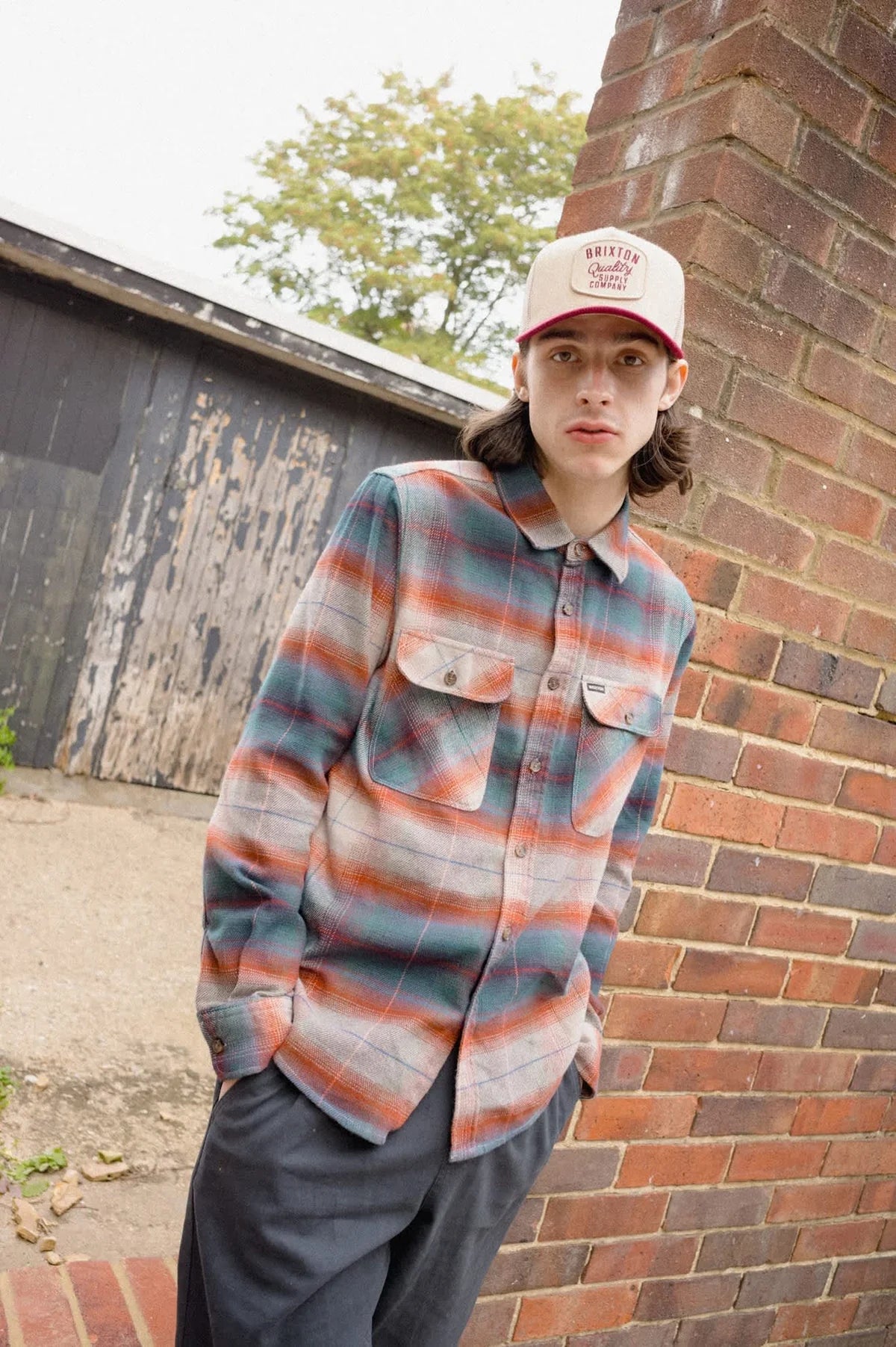 Brixton Bowery Flannel - Multi/Shadow