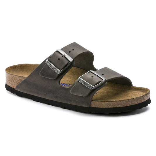 Arizona BS Soft Footbed Oiled Leather - Iron