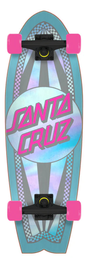 Santa Cruz Prismatic Dot Shark Cruiser Cruzer