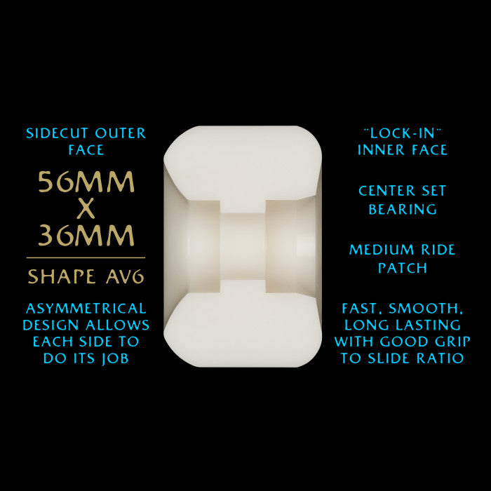 Powell Peralta Dragons AV6 Nano Rats 56mm x 36mm 97A Wheels