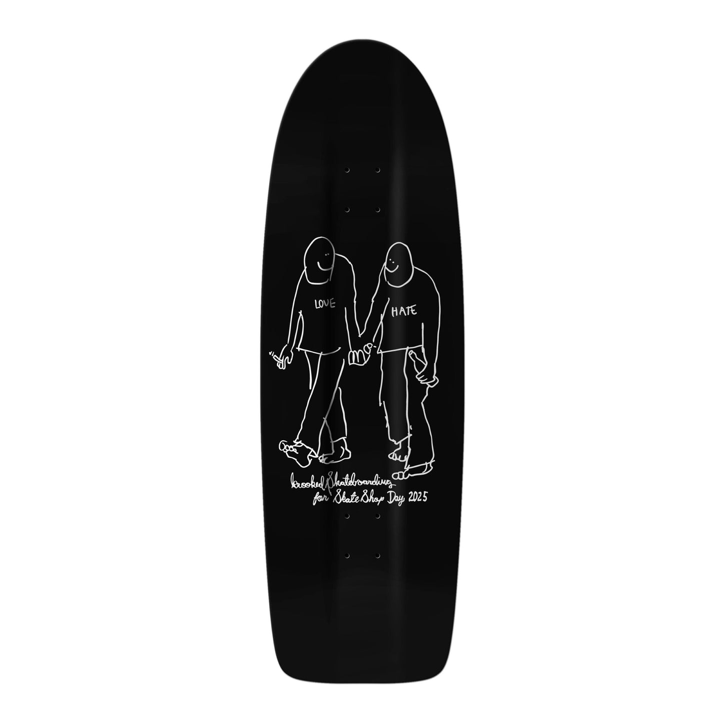 2025 Skate Shop Day X Krooked Beamer Hate Deck 10.75