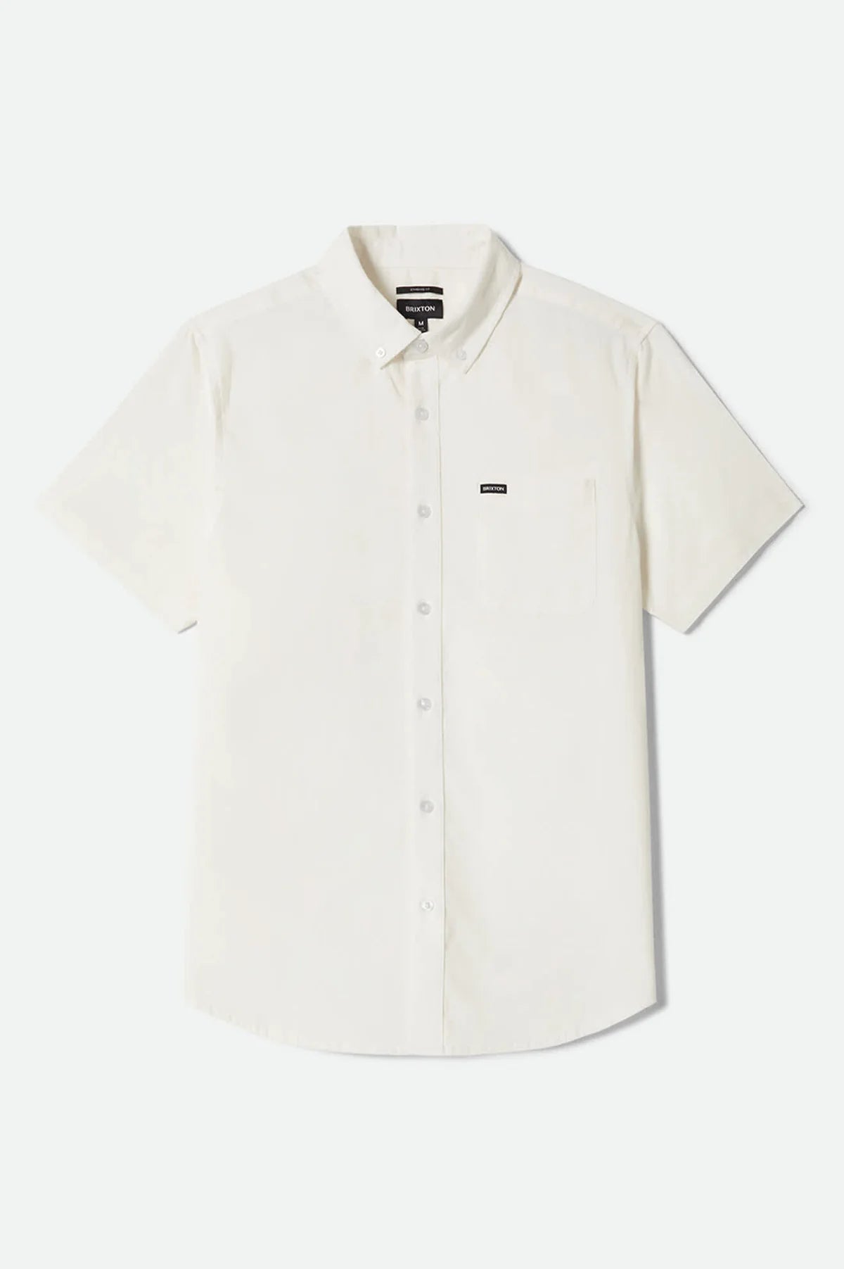 Brixton Sanford Oxford S/S Shirt - Off-White