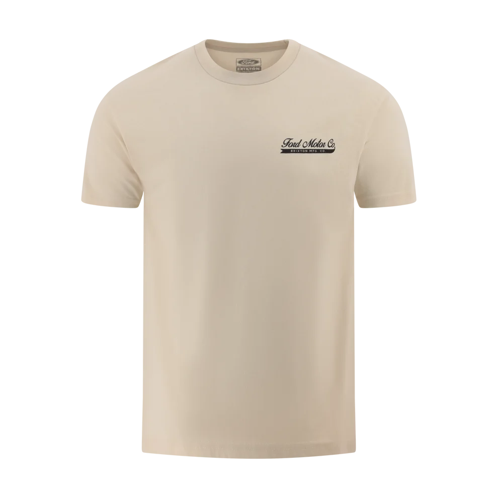 Brixton x Ford 71’ Pickup Tee - Wimbledon White