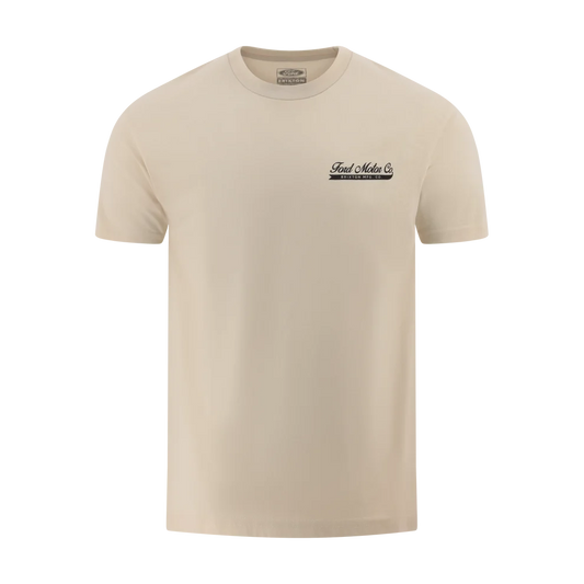 Brixton x Ford 71’ Pickup Tee - Wimbledon White