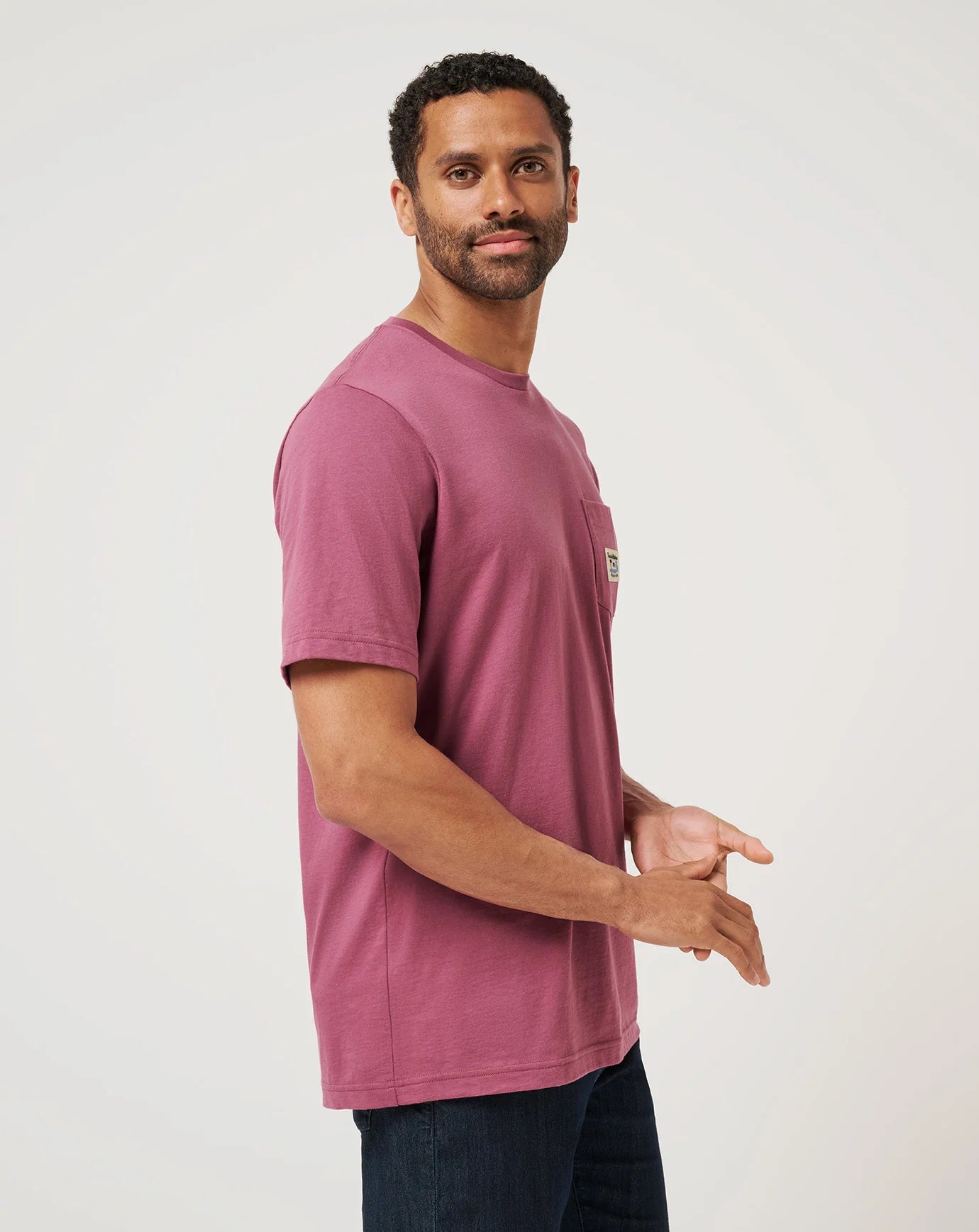 TM Beach Pocket Tee - Damson