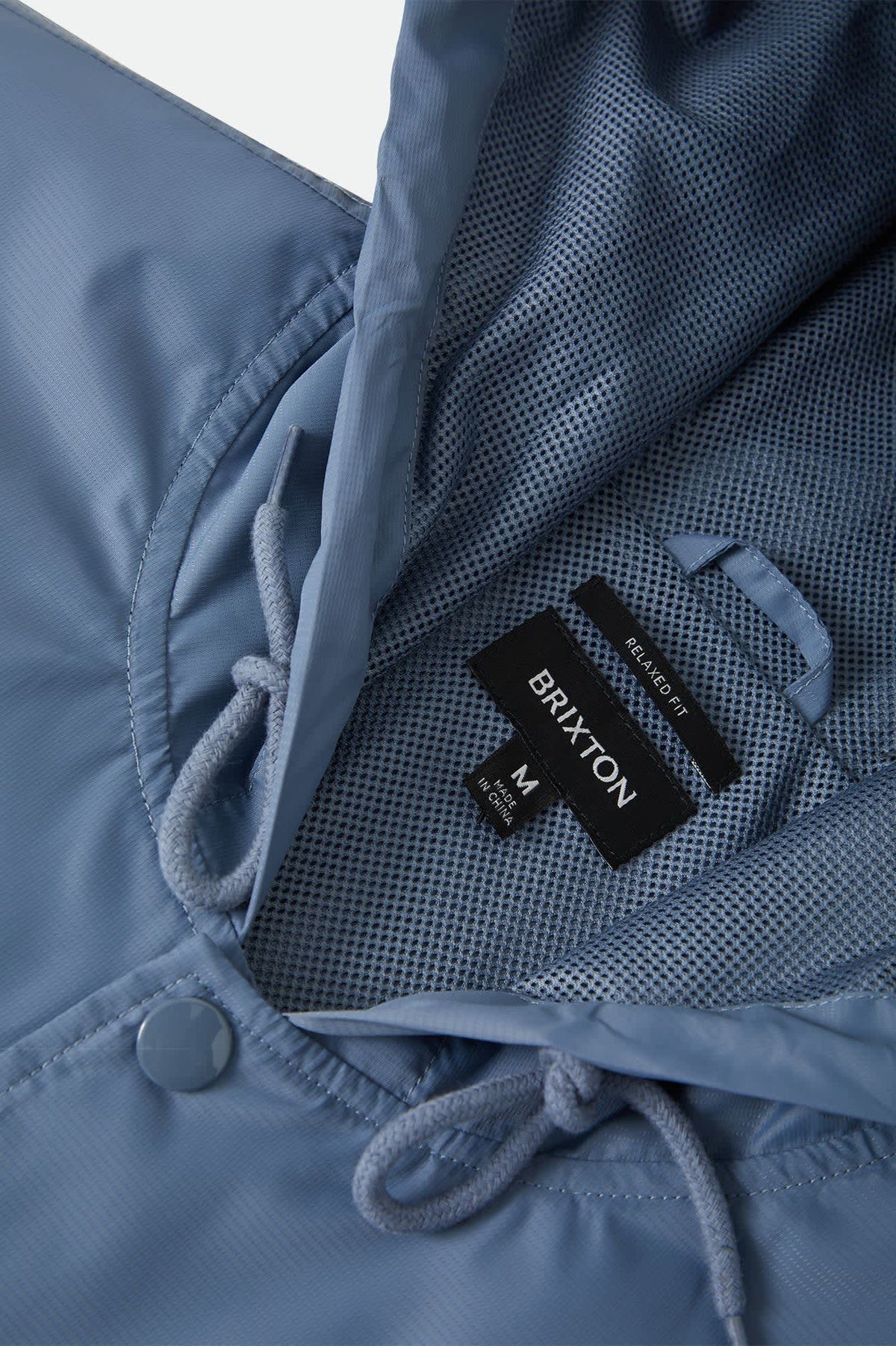 Brixton Claxton Hooded Lightweight Jacket - Slate