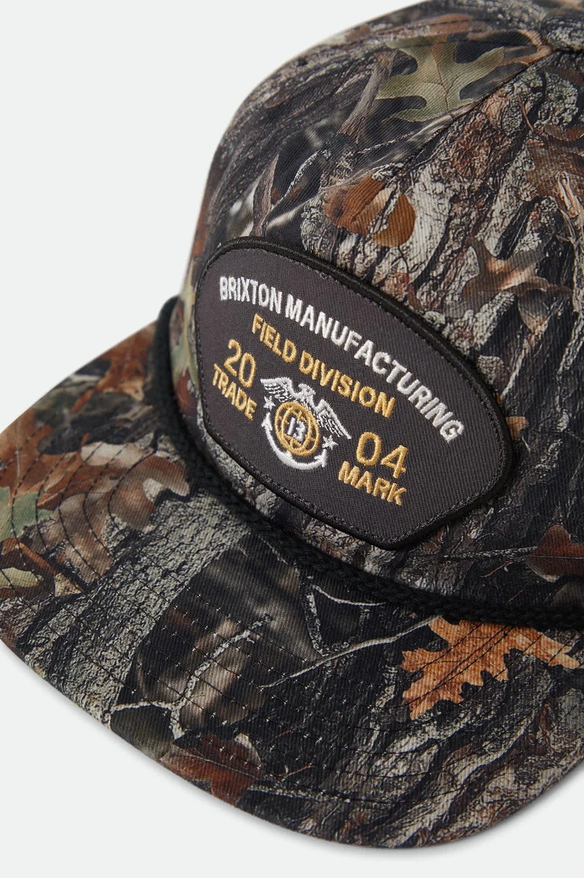 Brixton Division MP Netplus Snapback Hat - Tree Camo/Olive