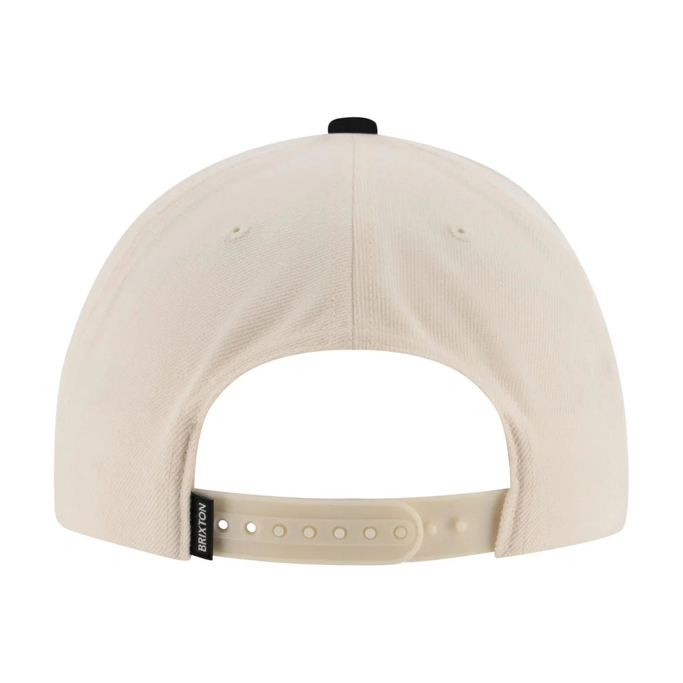 Brixton x Ford Mustang SnapBack Hat - Wimbledon White/Burnt Rubber