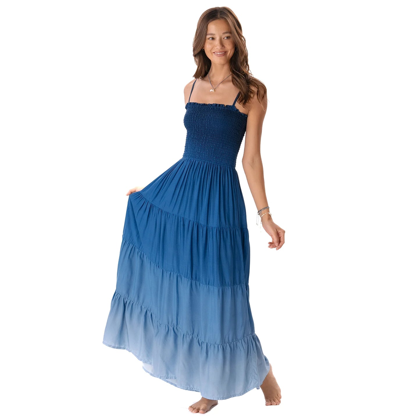 Ocean Mist Rayon Mai Tai Maxi Dress