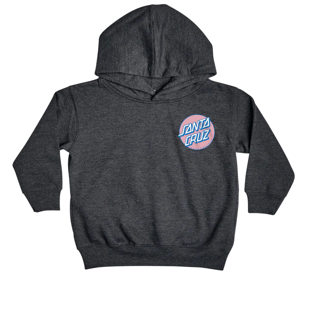 Santa Cruz Youth Other Dot Hoodie Vintage Smoke w Pink Blue
