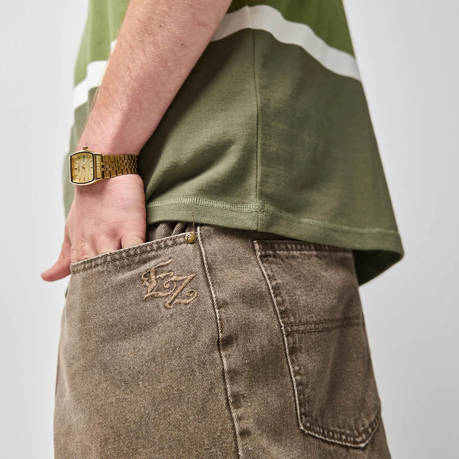 Ezekiel Kerry Getz Jean Short Denim Jort - Denim Sand
