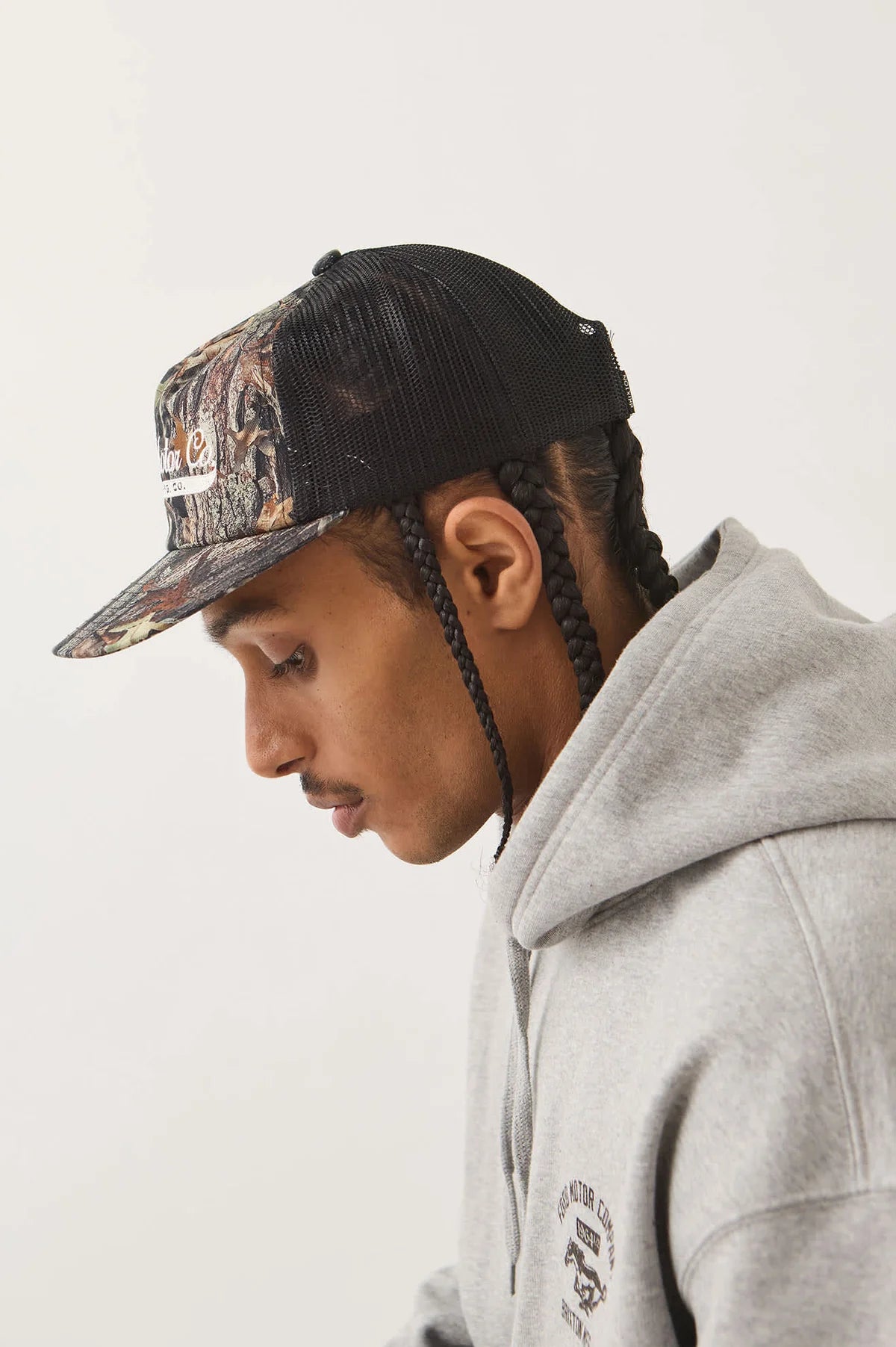 Brixton x Ford Trucker Hat - Boxwood Green
