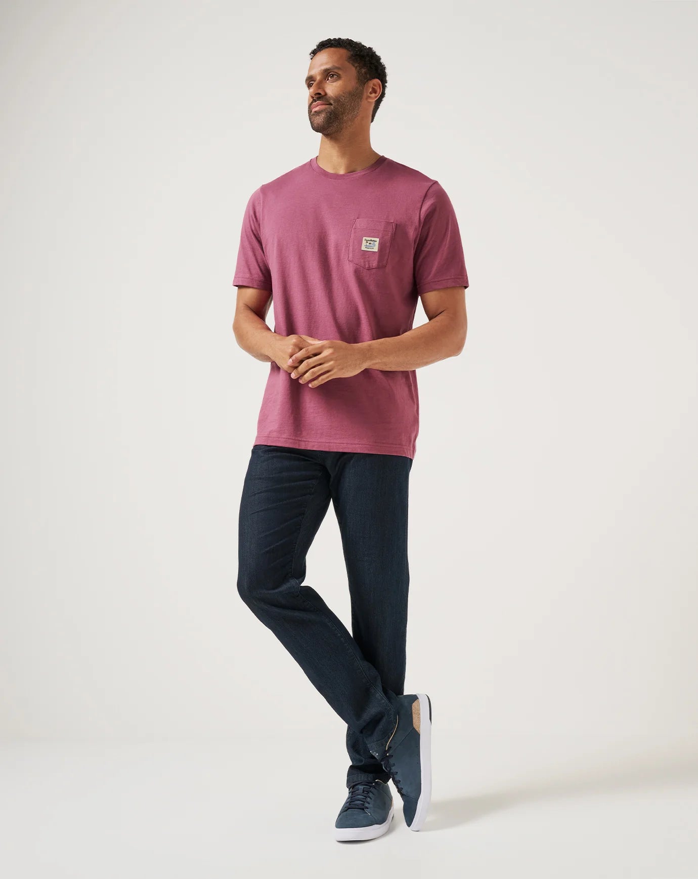 TM Beach Pocket Tee - Damson