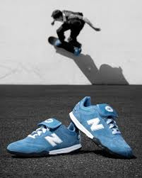 New Balance Numeric 442  Heron Blue w/ White UN442SMF