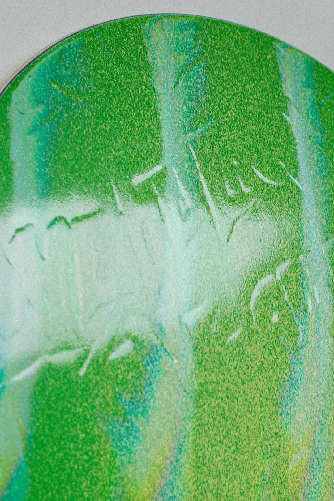 FA World Entertainment Neon Green Stamp Embossed Deck