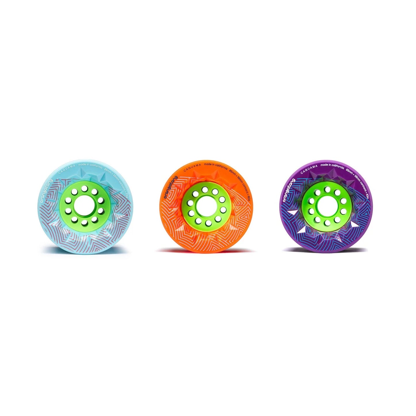 Orangatang 85mm 80a Caguama Wheels - Orange