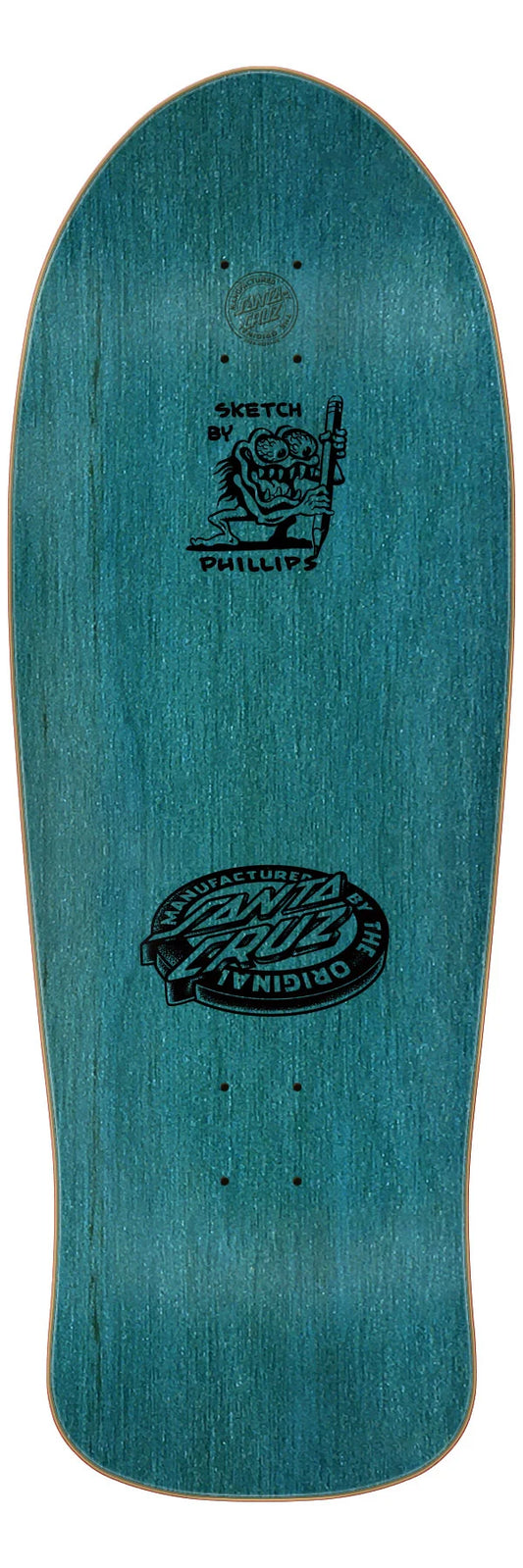 Santa Cruz Natas Sketch Panther Reissue Deck 10.54