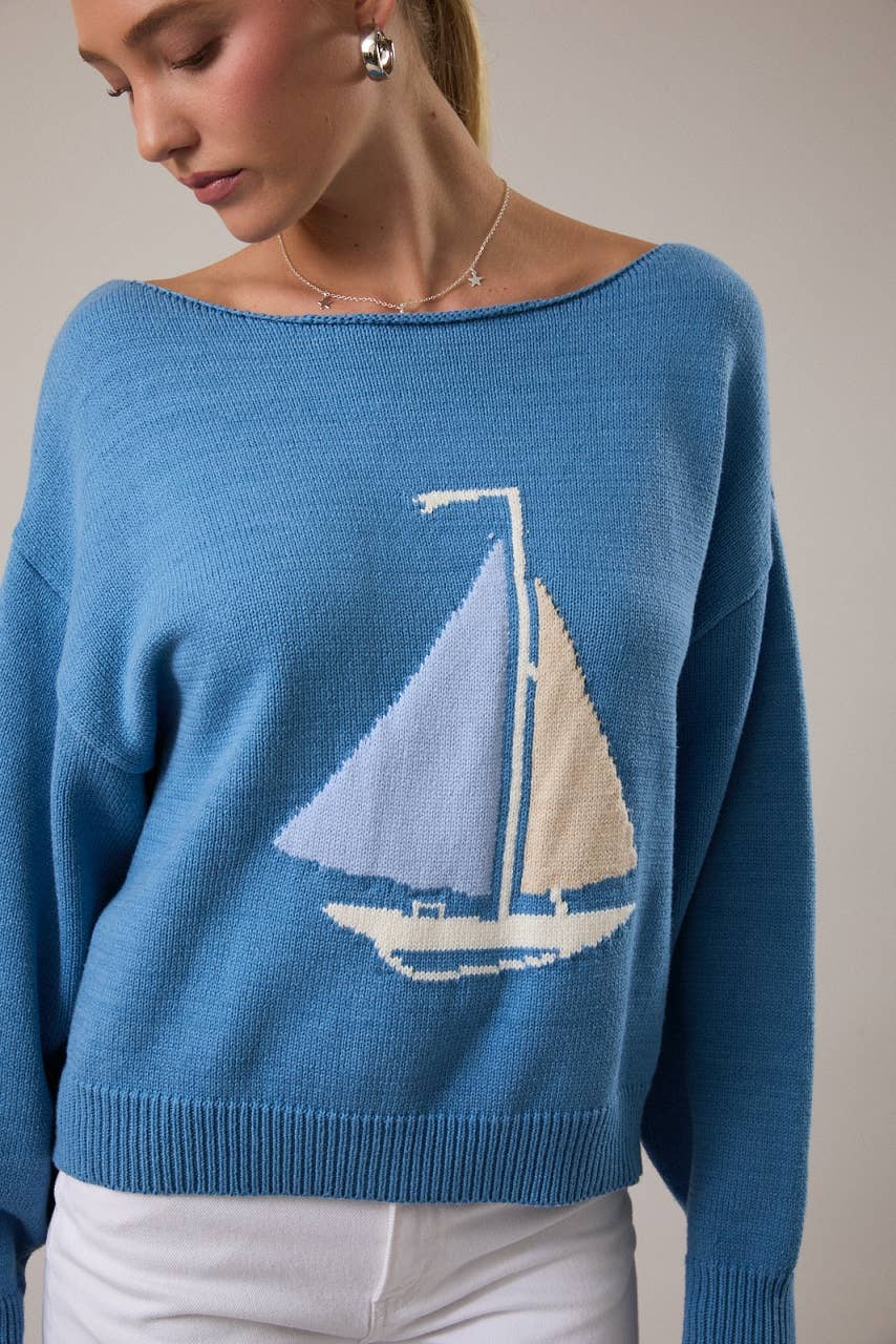 Boatneck Boat Sweather