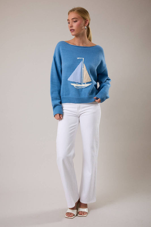 Boatneck Boat Sweather