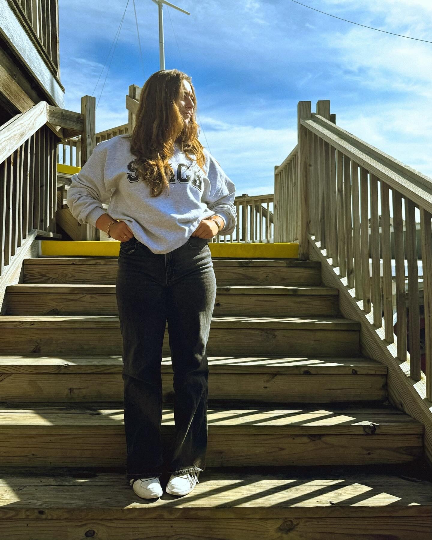 Shack University Crewneck Sweatshirt - Heather Grey