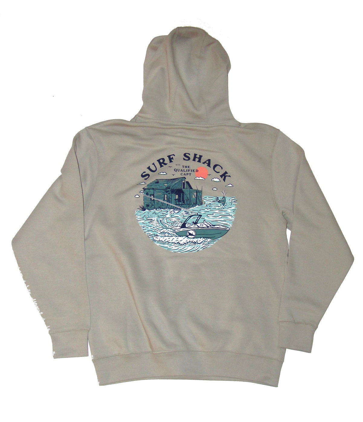 Surf Shack x TQC 26’ Hoodie - Dove Grey