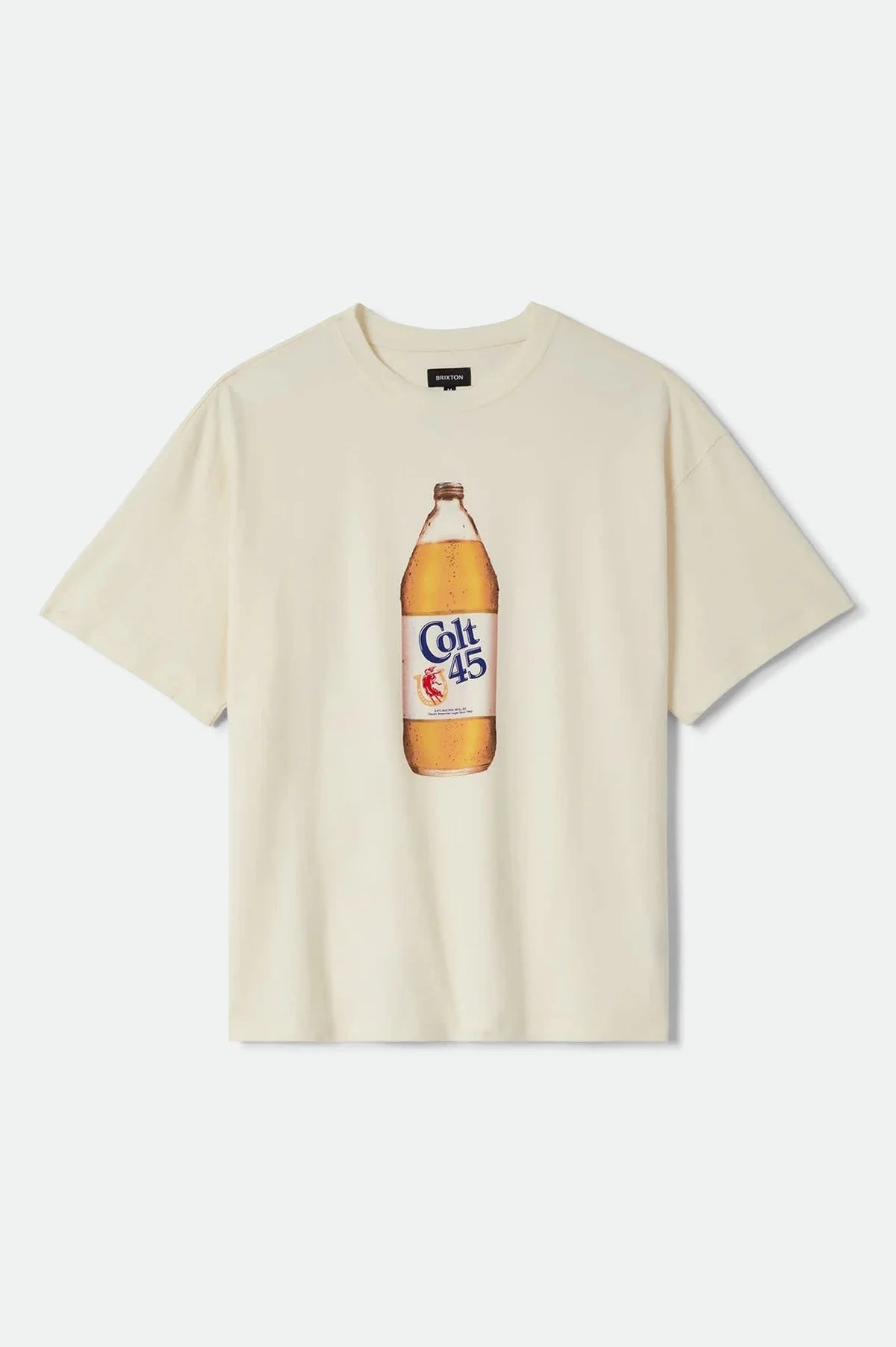 Brixton x Colt 45 40oz Oversized Tee - Cream